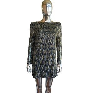 Vintage Sequined Multi-colored Dress